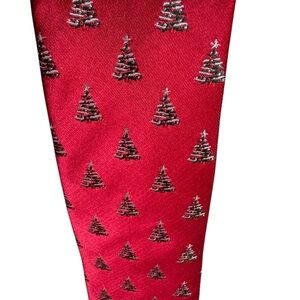 Red Christmas Tree Necktie